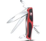 Нож перочинный Victorinox RangerGrip 55 (0.9563.C) 130мм 12функц. красный/черный карт.коробка