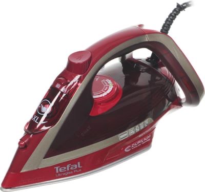 fef20e2ba782b4c76c7391213c42fccc.jpg Утюг Tefal FV6820E0 2800Вт вишневый/серебристый
